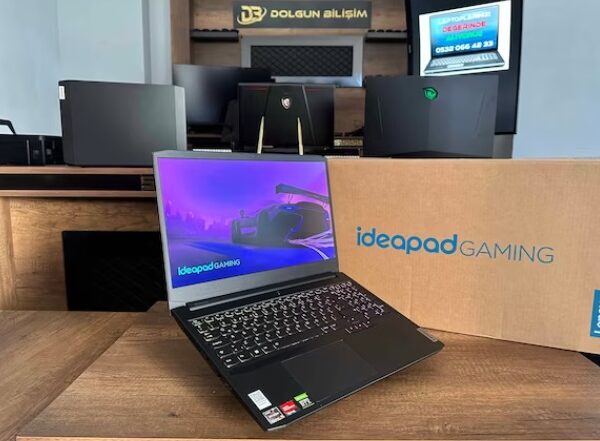 Lenovo Ideapad Gaming 3 15ACH6 82K200JYTX İKİNCİ EL GARANTİLİ AMD Ryzen 5 5600H 16GB 512GB SSD RTX3060 15.6" FHD 165 Hz W11