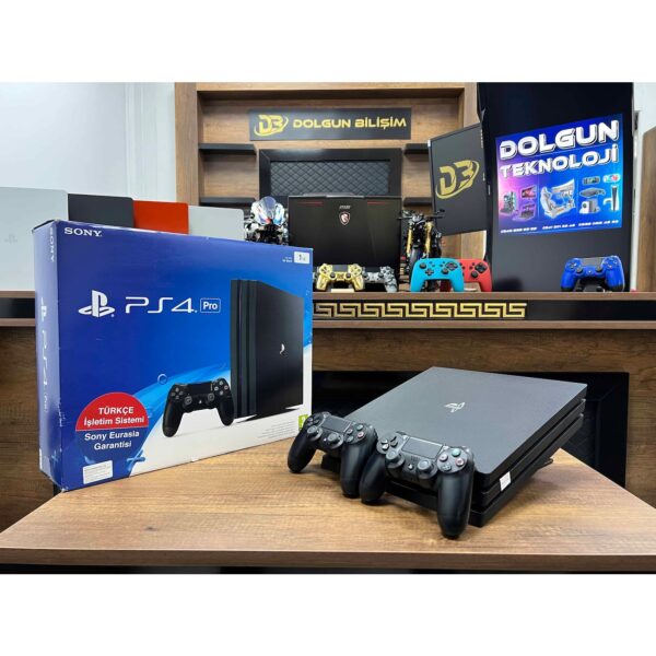 PlayStation 4 Pro Kutulu 1 TB Çift Kol  Playstation4 - ps4 - PS4 - Ps4 (İKİNCİ EL)
