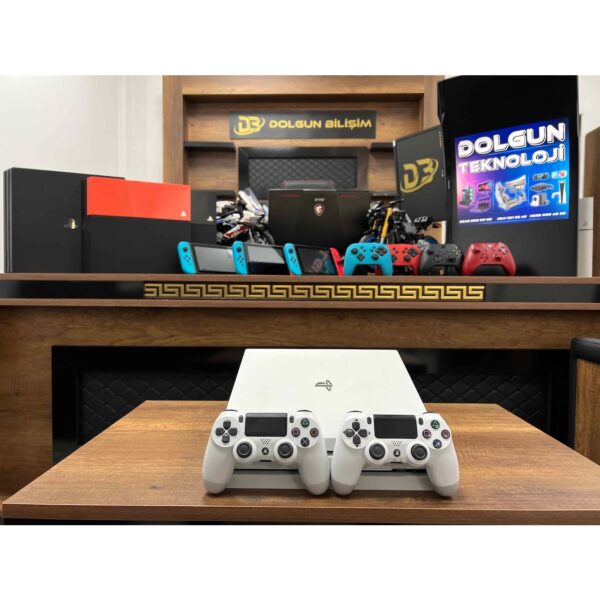 PlayStation 4 Pro Beyaz 1 TB Çift Kol  Playstation4 - ps4 - PS4 - Ps4 (İKİNCİ EL)