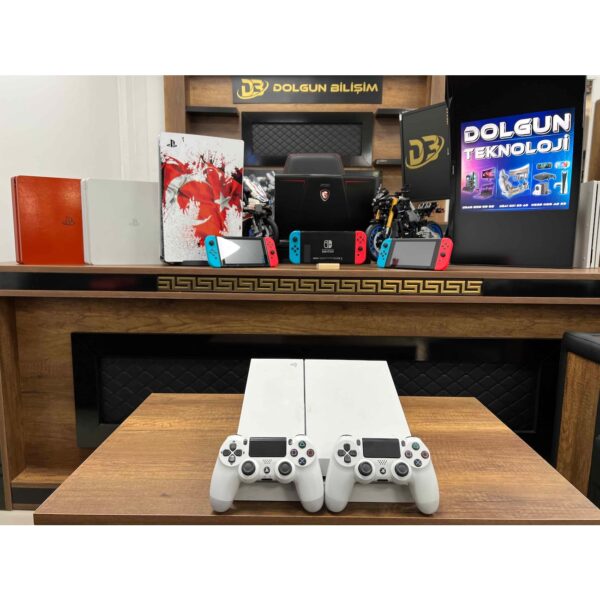 PlayStation 4 Beyaz 500 GB Çift Kol  Playstation4 - ps4 - PS4 - Ps4 (İKİNCİ EL)