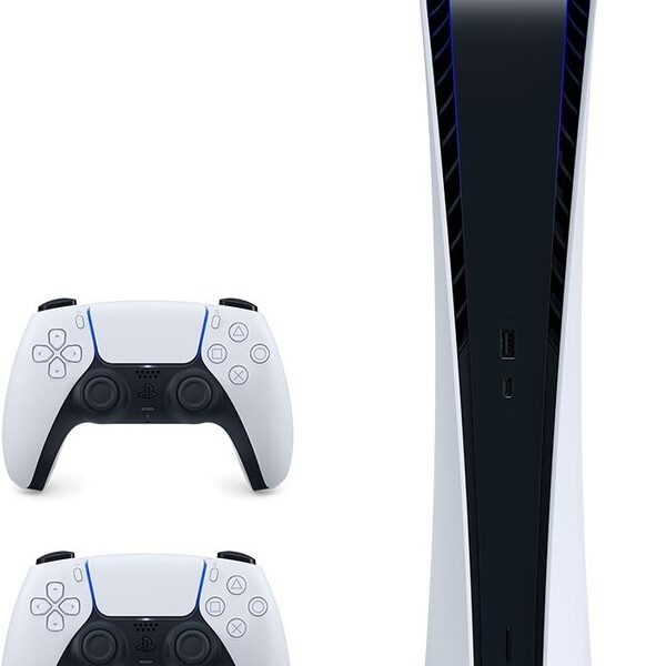 Sony PS5 Playstation Dijital Sürüm Oyun Konsolu + 2. Kol  ( İthalatçı Garantili ) 
