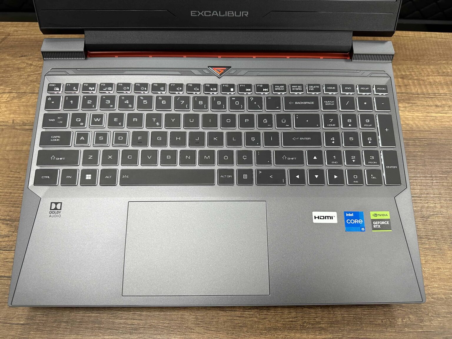 Casper Excalibur G870.1245-DXB0X-B Intel Core i5 12450H 32GB 2TB SSD RTX4060 15.6" 144Hz FHD (İKİNCİ EL) - Görsel 3