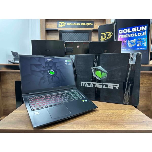 Monster Abra A7 V11.1 Intel Core i7 9750H 32GB 512GB SSD GTX1650 17.3" FHD (İKİNCİ EL)