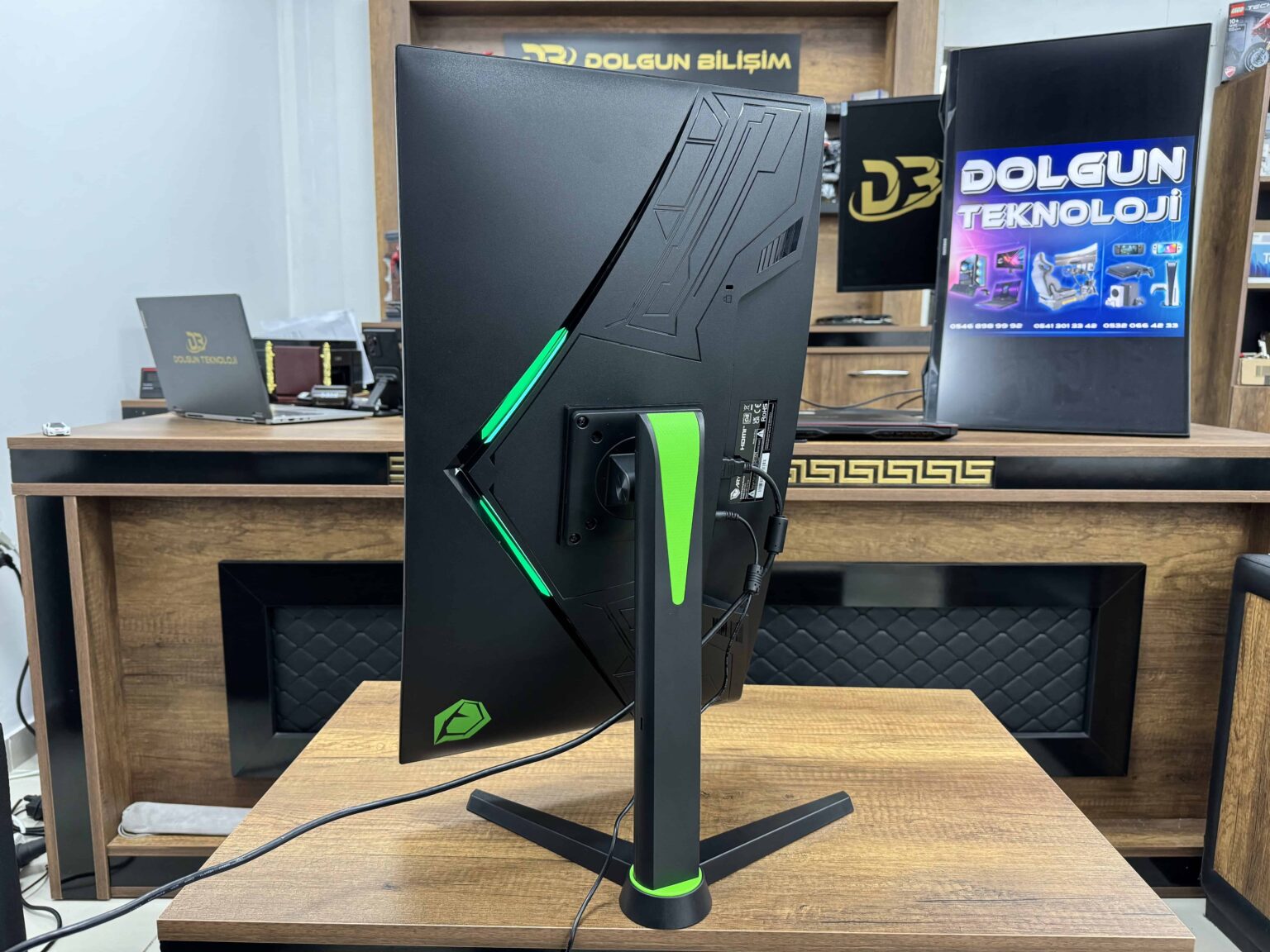Monster Aryond A27 V1.2 27" 240Hz Full HD Curved Hoparlörlü Oyuncu Monitörü (KUTUSU AÇILMIŞ SIFIR) - Görsel 5