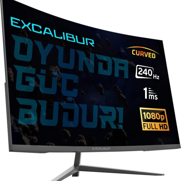 Casper Excalibur M.E315FHD-G 31.5" 240Hz 1ms 300NIT (Hdmı+Display) Curved Freesync + G-Sync Full HD LED Monitör