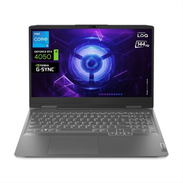Lenovo LOQ 15IRH8 Intel Core i5 12450H 16GB 512GB SSD RTX4050 Freedos 15.6" FHD 144Hz 82XV00T6TX