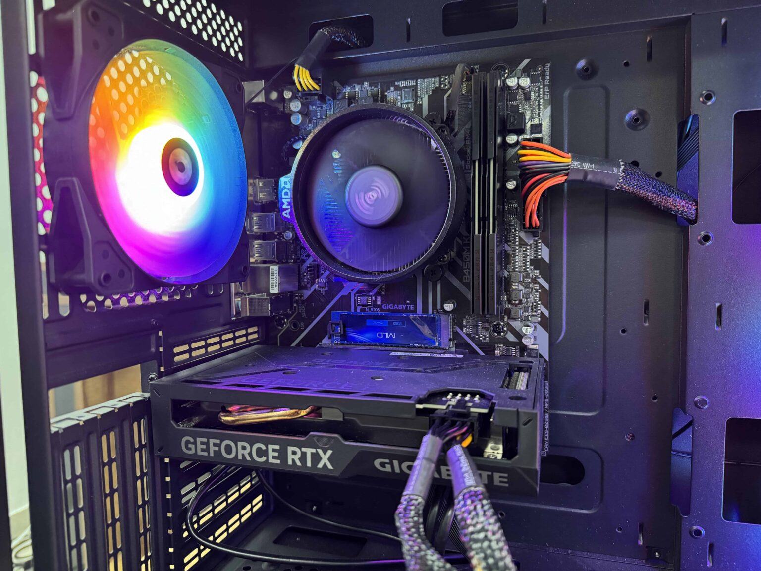 AMD Ryzen 5 5500 16GB RAM 500GB SSD RTX4060 8GB 600W KASA (İKİNCİ EL) - Görsel 3