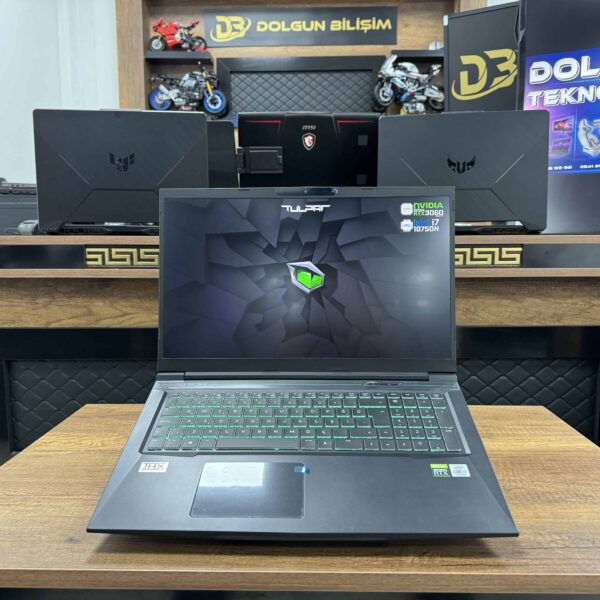 Monster Tulpar T7 V20.3 Intel Core i7 10750H 16GB 512GB SSD RTX3060 17.3" FHD 144Hz (İKİNCİ EL)