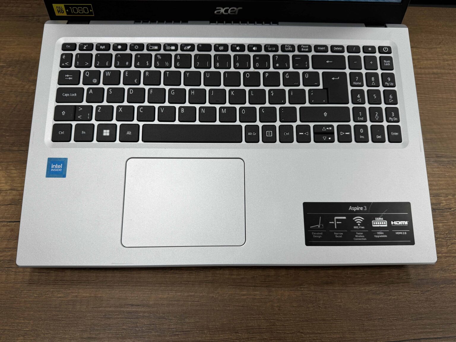 Acer Aspire A315-35-C7CB Intel Celeron N4500 4GB 128GB SSD 15.6" FHD NX.A6LEY.006 (İKİNCİ EL) - Görsel 2