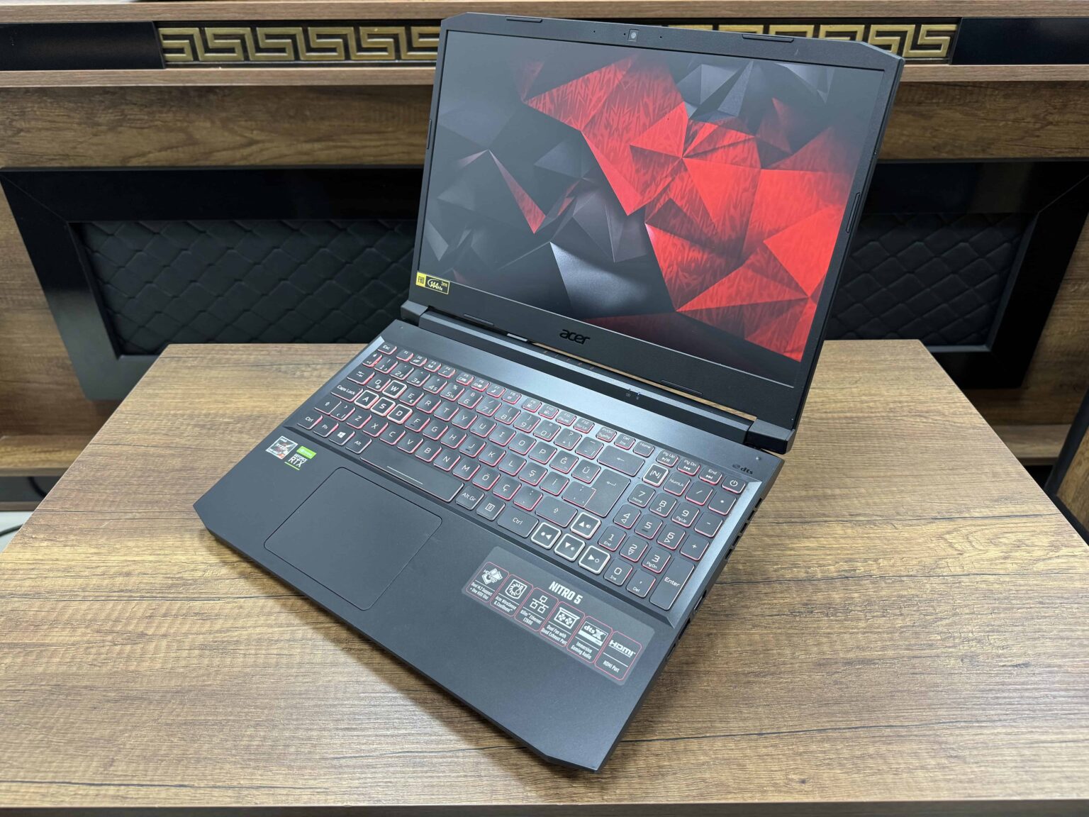 Acer Nitro 5 AN515-45-R6DY AMD Ryzen 7 5800H 16GB 512GB SSD RTX3060 15.6" FHD 144Hz NH.QBCEY.003 (İKİNCİ EL) - Görsel 9