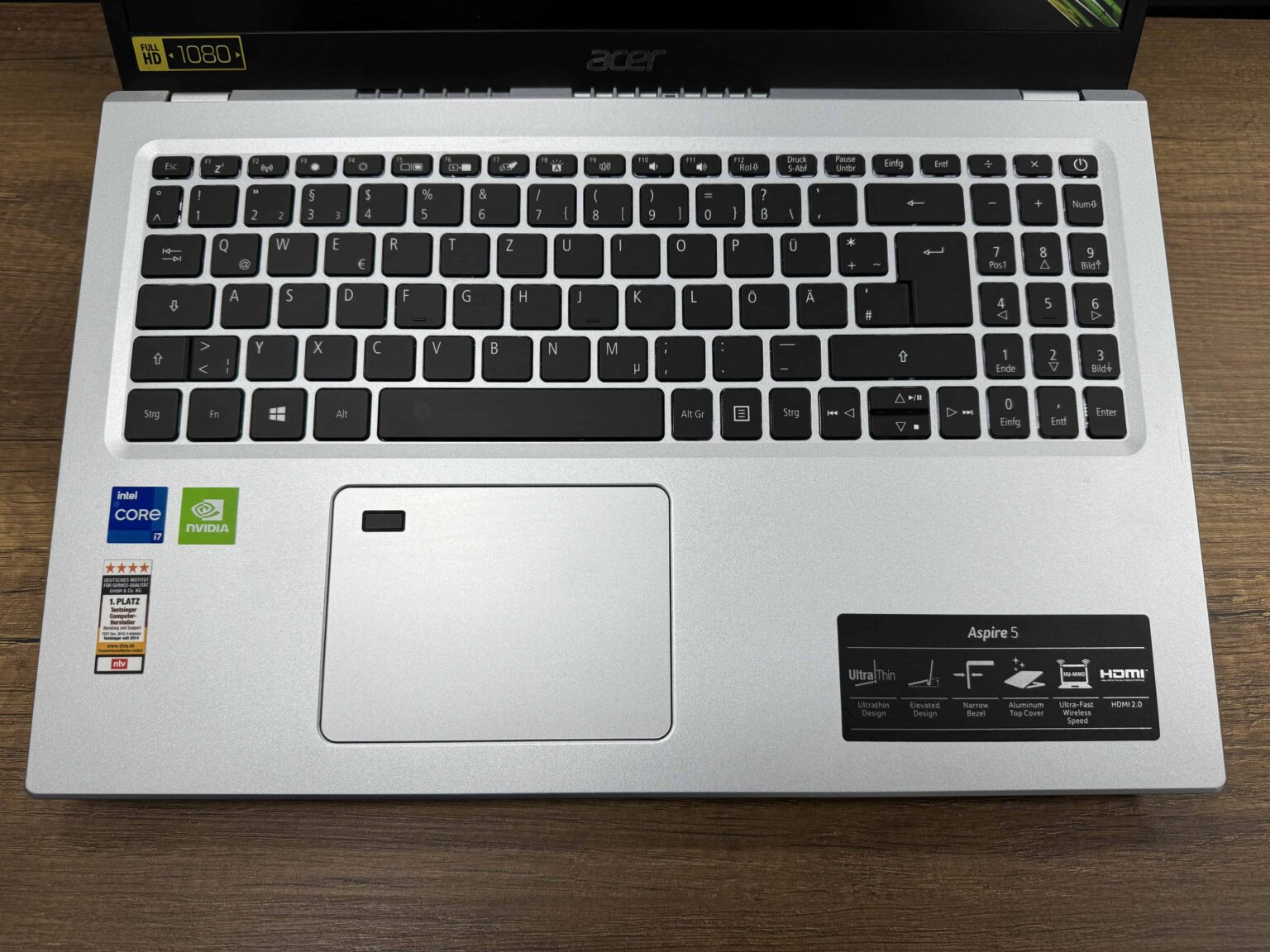 Acer Aspire 5 A515-56G-761Z Intel Core i7 1165G7 16GB 1TB SSD MX350 W10 15.6" FHD NX.A1MEG.005 (İKİNCİ EL) - Görsel 4