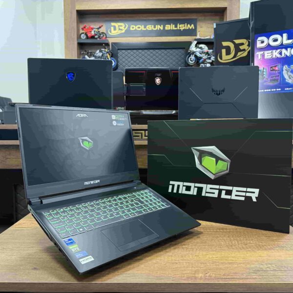 Monster Abra A5 V17.3.4 Intel Core i7 11800H 32GB 1TB SSD RTX3050Ti 15.6" FHD 144Hz (İKİNCİ EL)