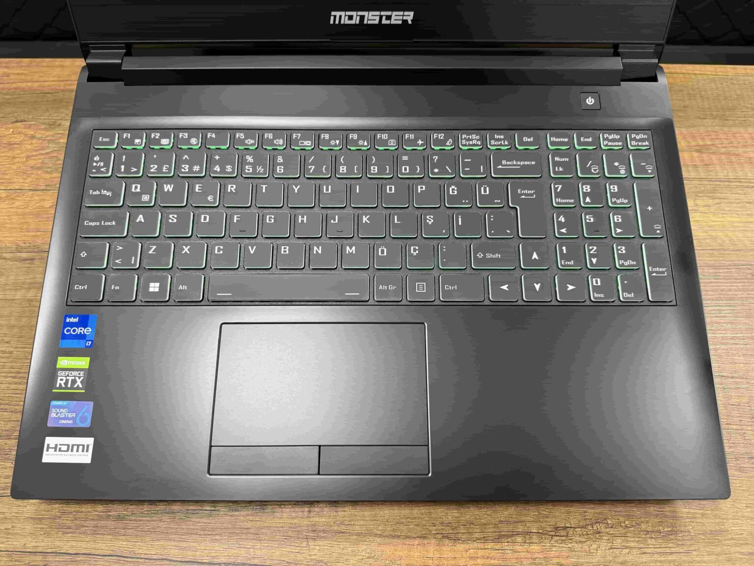 Monster Abra A5 V17.3.4 Intel Core i7 11800H 32GB 1TB SSD RTX3050Ti 15.6" FHD 144Hz (İKİNCİ EL) - Görsel 3