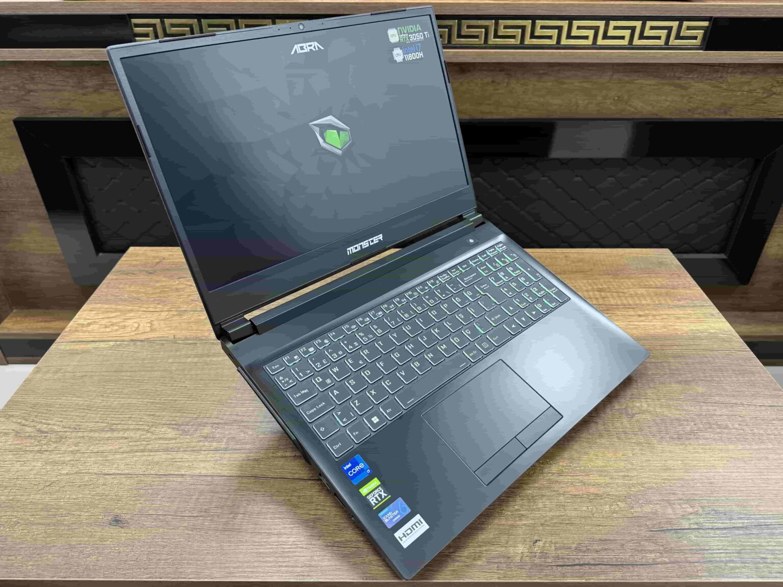 Monster Abra A5 V17.3.4 Intel Core i7 11800H 32GB 1TB SSD RTX3050Ti 15.6" FHD 144Hz (İKİNCİ EL) - Görsel 8