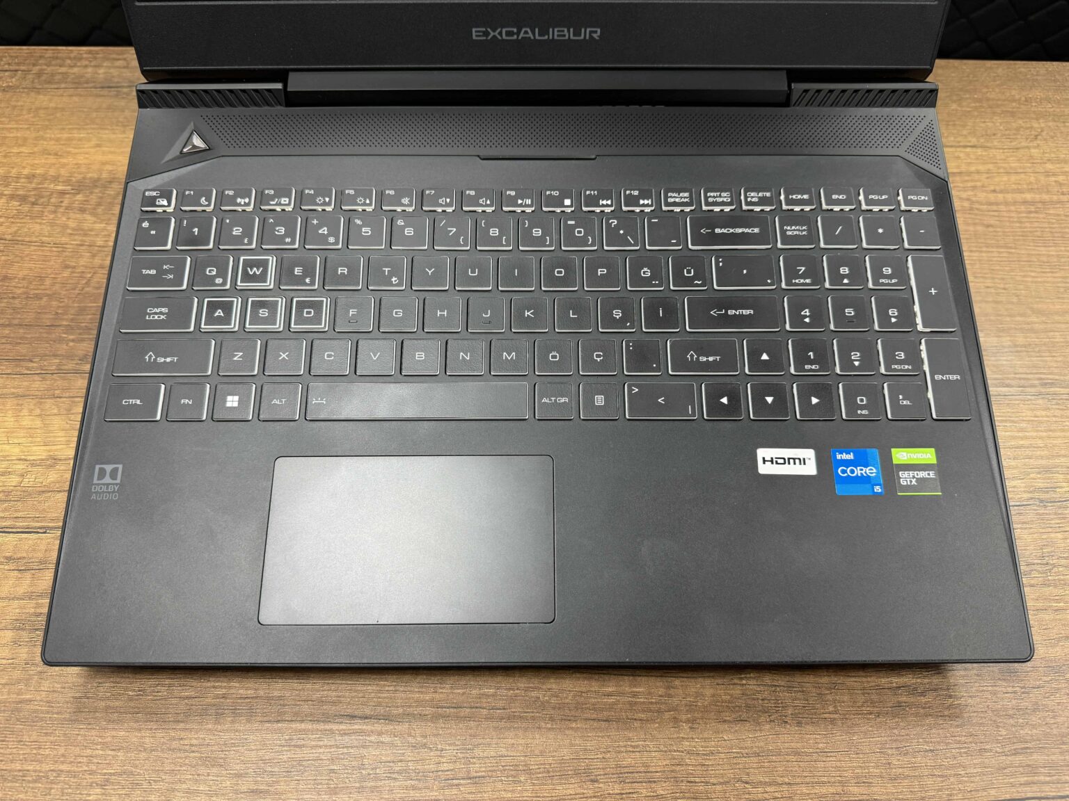 Casper Excalibur G770.1245-8EH0T-B Intel Core i5 12450H 8GB 500GB SSD GTX1650 W11 15.6" FHD (İKİNCİ EL) - Görsel 3