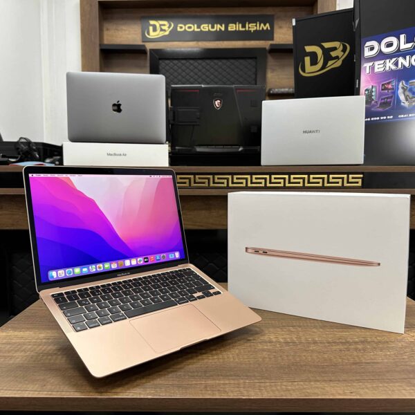 Apple MacBook Air M1 8GB 256GB SSD macOS 13.3" QHD+ Altın MGN63TU/A (İKİNCİ EL)
