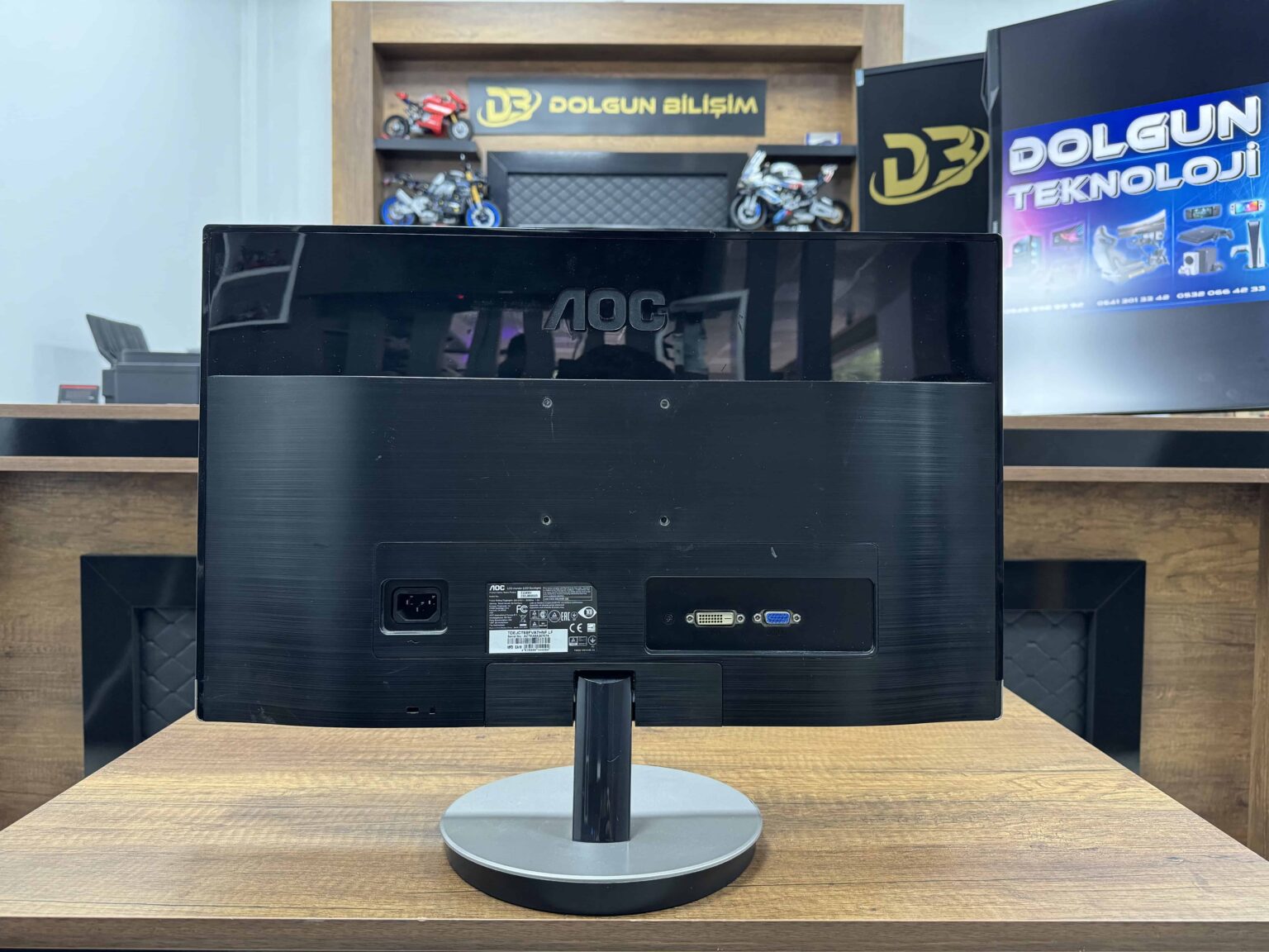 AOC I2369V 23" Full HD IPS DVI-VGA LED Monitör (İKİNCİ EL) - Görsel 4