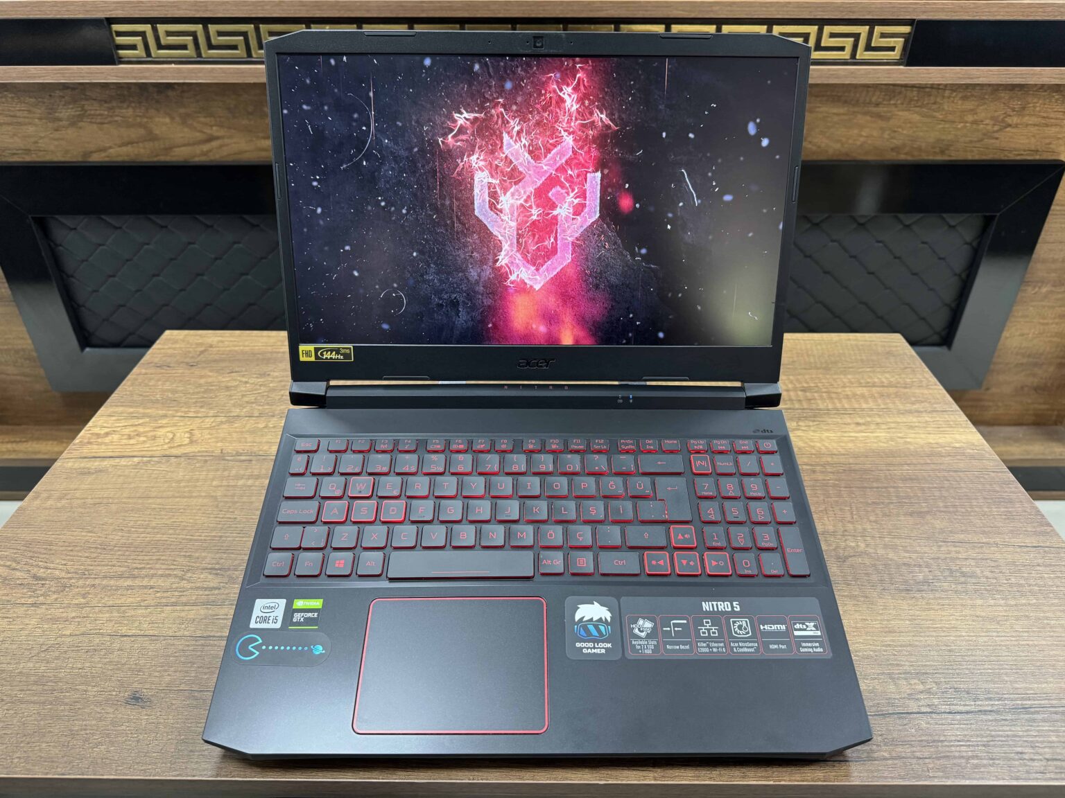 Acer Nitro 5 AN515-55-508R Intel Core i5 10300H 16GB 256GB SSD GTX1650Ti 15.6" FHD W10 144Hz NH.Q7JEY.007 (İKİNCİ EL) - Görsel 2