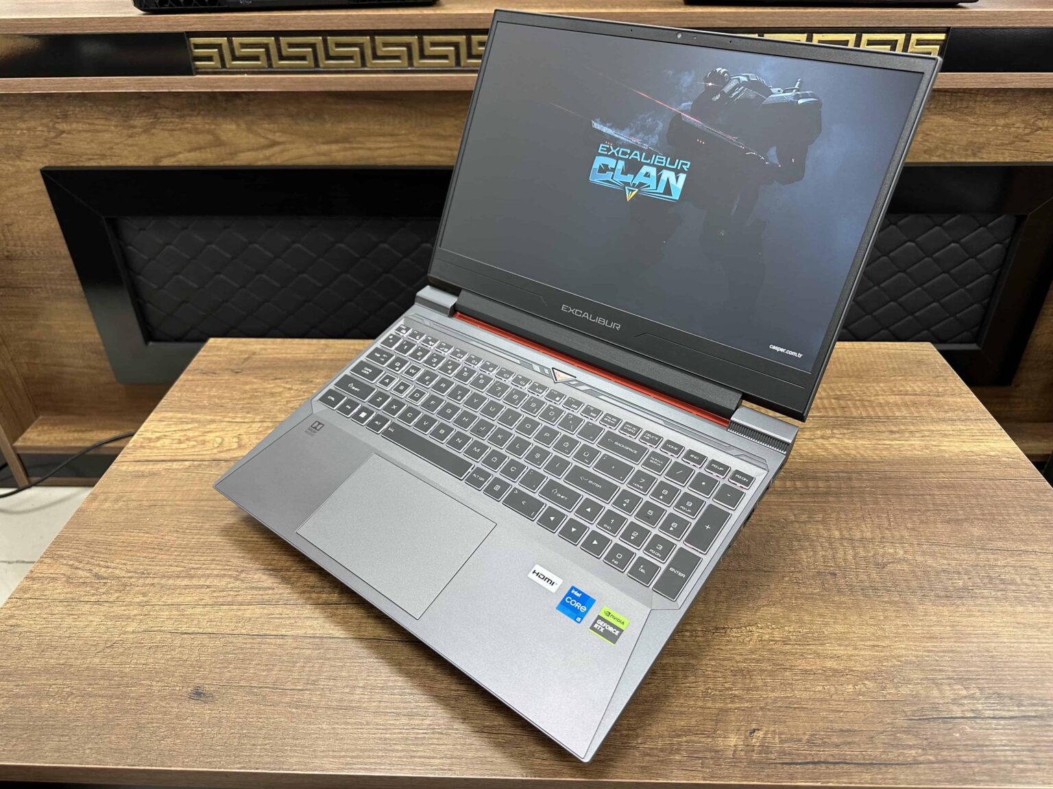Casper Excalibur G870.1245-DXB0X-B Intel Core i5 12450H 32GB 2TB SSD RTX4060 15.6" 144Hz FHD (İKİNCİ EL) - Görsel 8