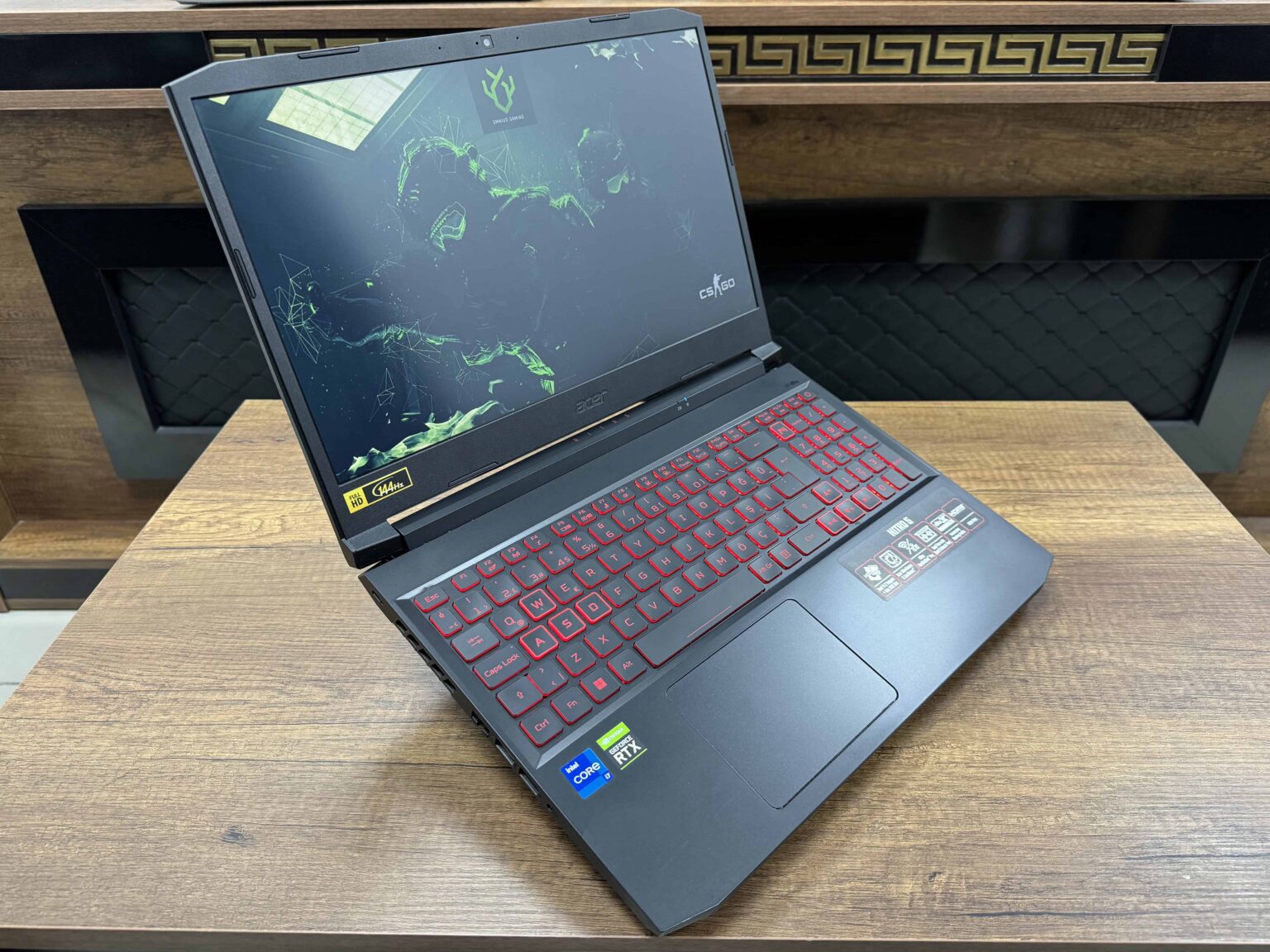 Acer Nitro 5 AN515-57-78GU Intel Core i7 11800H 8GB 512GB SSD RTX3050Ti 15.6" FHD 144Hz NH.QESEY.005 (İKİNCİ EL) - Görsel 8