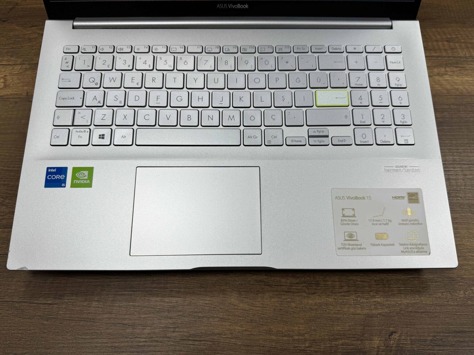 Asus Vivobook 15 OLED K513EP-L1746W Intel Core i5 1135G7 8GB 512GB SSD MX330 15.6" FHD W11 (İKİNCİ EL) - Görsel 3