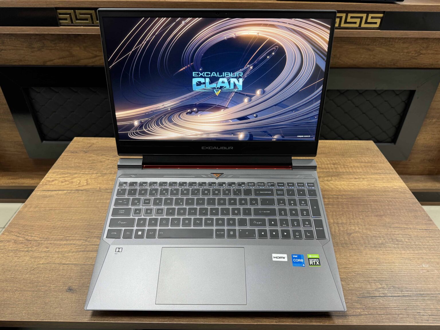 Casper Excalibur G870.1245-BV60P-B Intel Core i5 12450H 16GB 512GB SSD RTX3060 15.6" FHD W11 144Hz (İKİNCİ EL) - Görsel 2