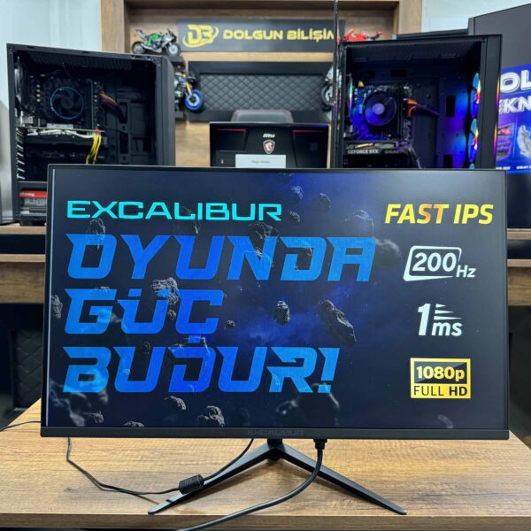 Casper Excalibur M.E23FIF-D 23.8" 200Hz 1ms 300Nit (HDMI+DP) Freesync + G-Sync Full HD Monitör (İKİNCİ EL)