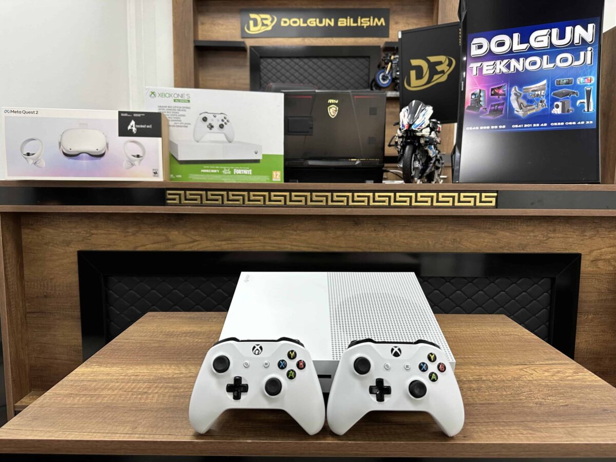 Microsoft Xbox One S 500 GB CD'li Çift Kol | Xbox - xboxone - xboxonex - XboxOne (İKİNCİ EL) - Görsel 3