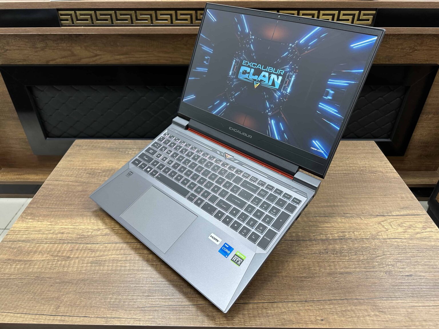 Casper Excalibur G870.1245-BV60P-B Intel Core i5 12450H 16GB 512GB SSD RTX3060 15.6" W11 144Hz FHD (İKİNCİ EL) - Görsel 9