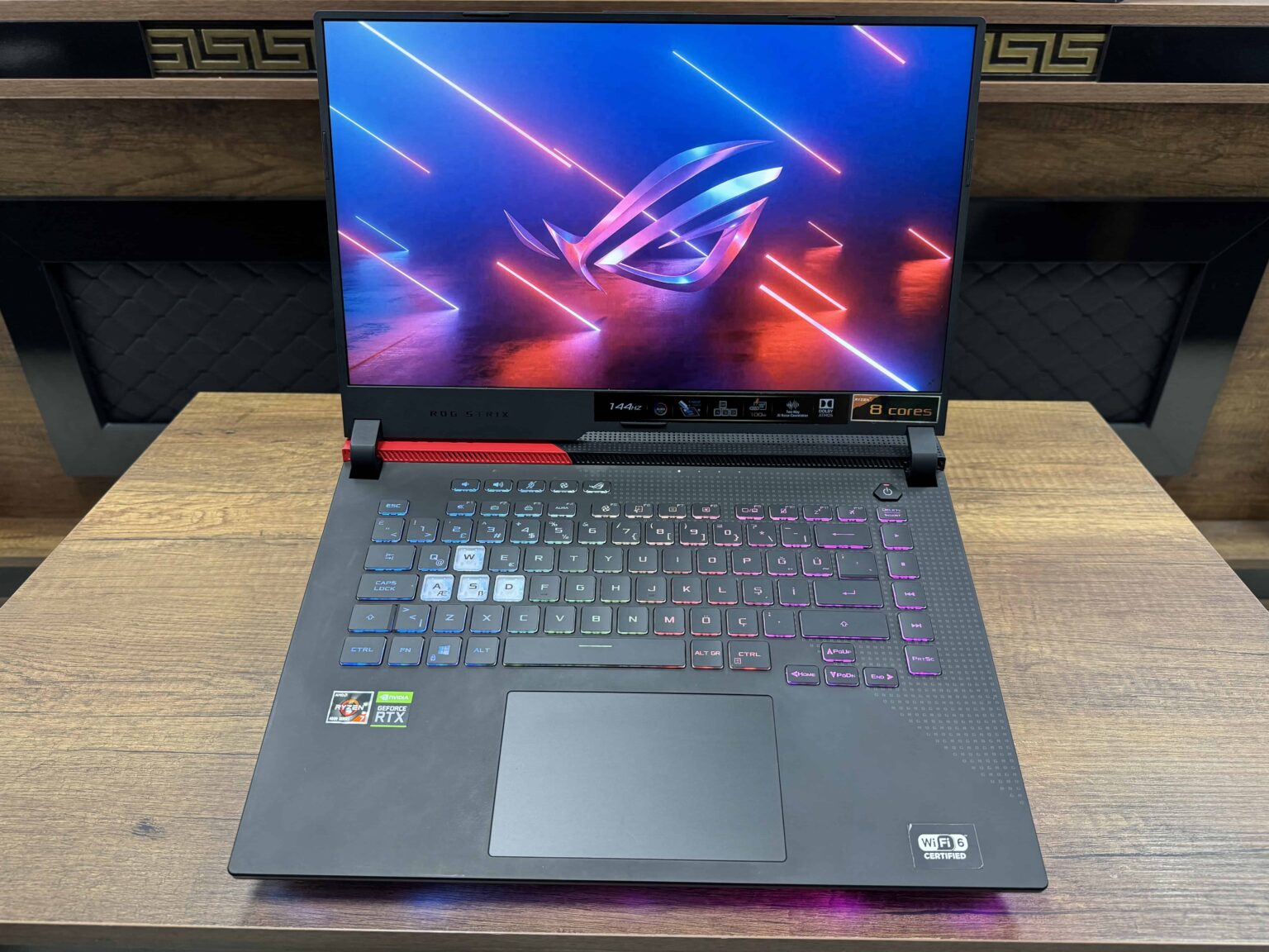 Asus ROG Strix G15 G513IE-HN046T AMD Ryzen 7 4800H 16GB 512GB SSD RTX3050Ti W10 15.6" FHD 144Hz (İKİNCİ EL) - Görsel 2