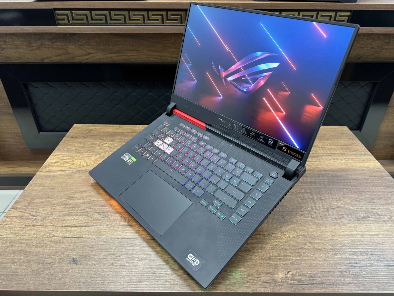 Asus ROG Strix G15 G513IE-HN046T AMD Ryzen 7 4800H 16GB 512GB SSD RTX3050Ti W10 15.6" FHD 144Hz (İKİNCİ EL) - Görsel 9