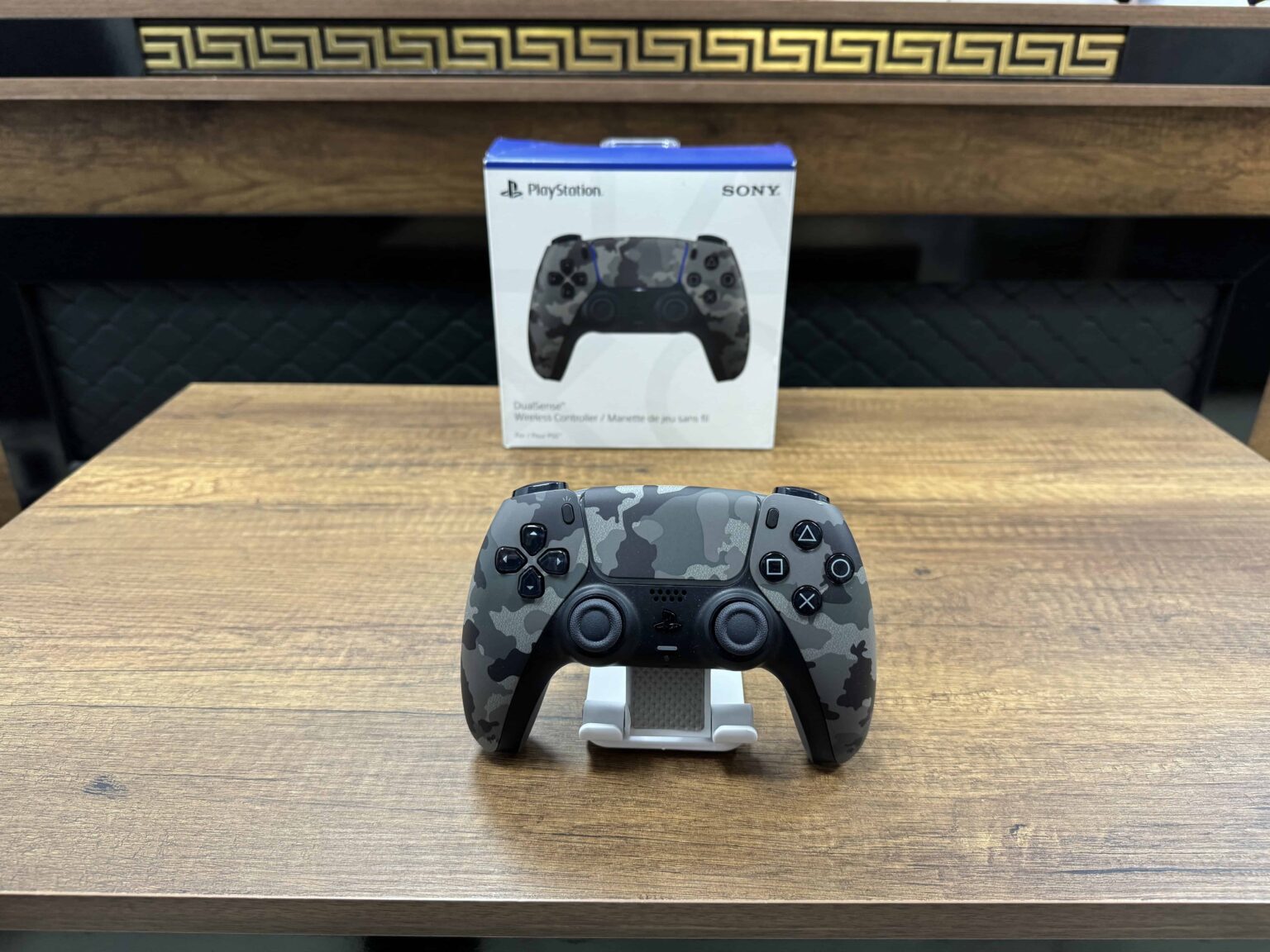Sony Playstation 5 Dualsense Controller PS5 Kol Gri Kamuflaj (Sony Eurasia Garantili) - Görsel 2