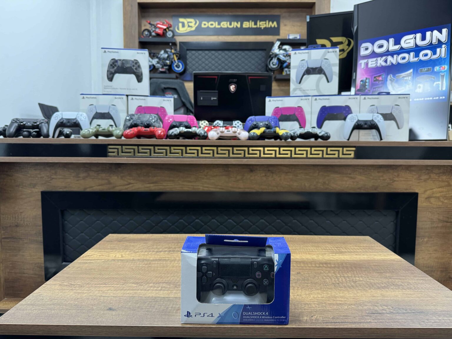 PoloSmart PSG05 PS4 Kablosuz Oyun Kolu Siyah Dualshock 4 - Görsel 2