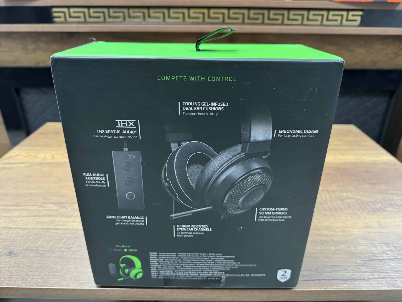 Razer Kraken Tournament Edition 7.1 Kablolu Mikrofonlu Kulak Üstü Oyuncu Kulaklığı (İKİNCİ EL) - Görsel 2
