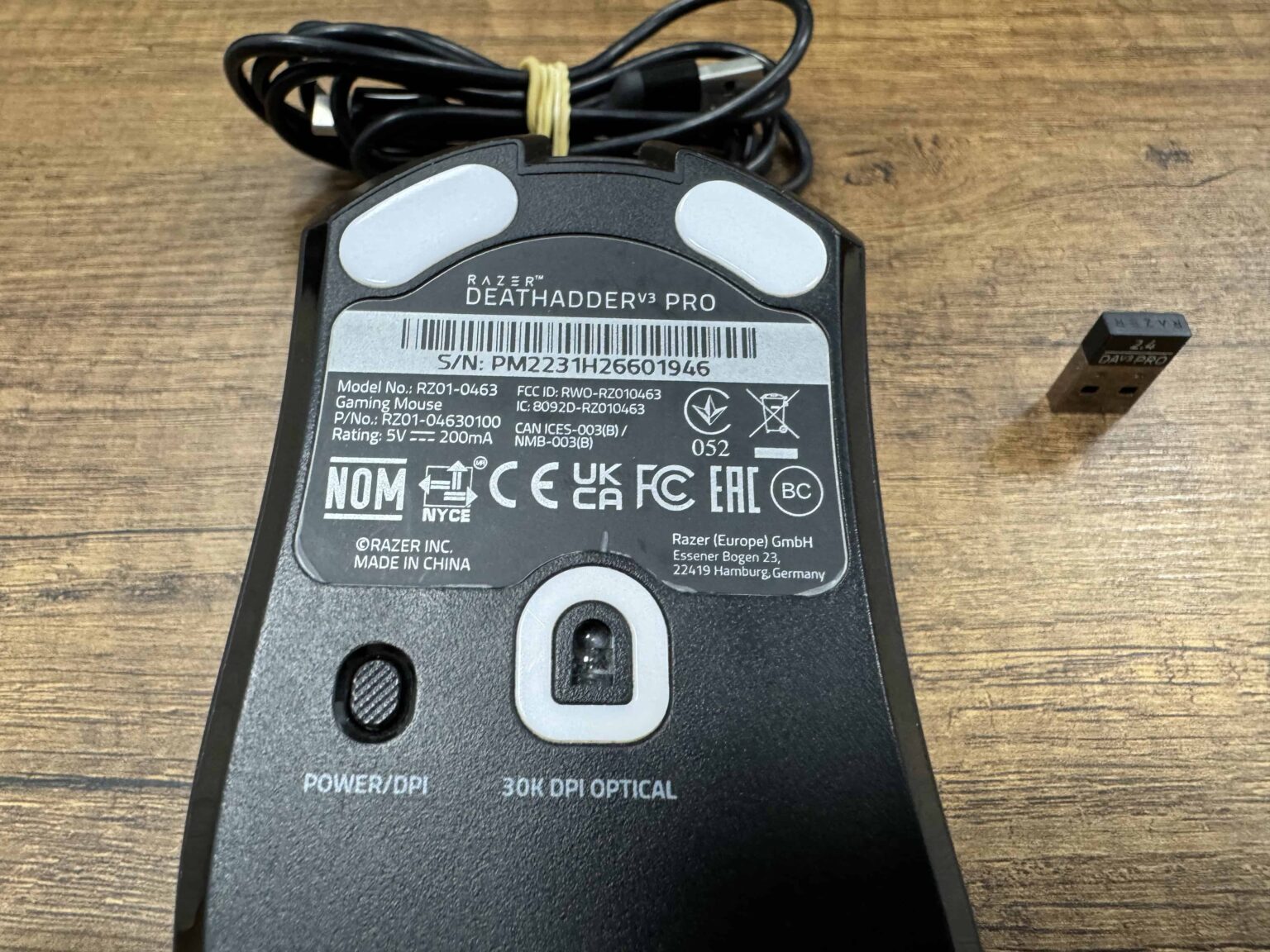 Razer Deathadder V3 Pro Kablosuz Optik Oyuncu Mouse (İKİNCİ EL) - Görsel 4