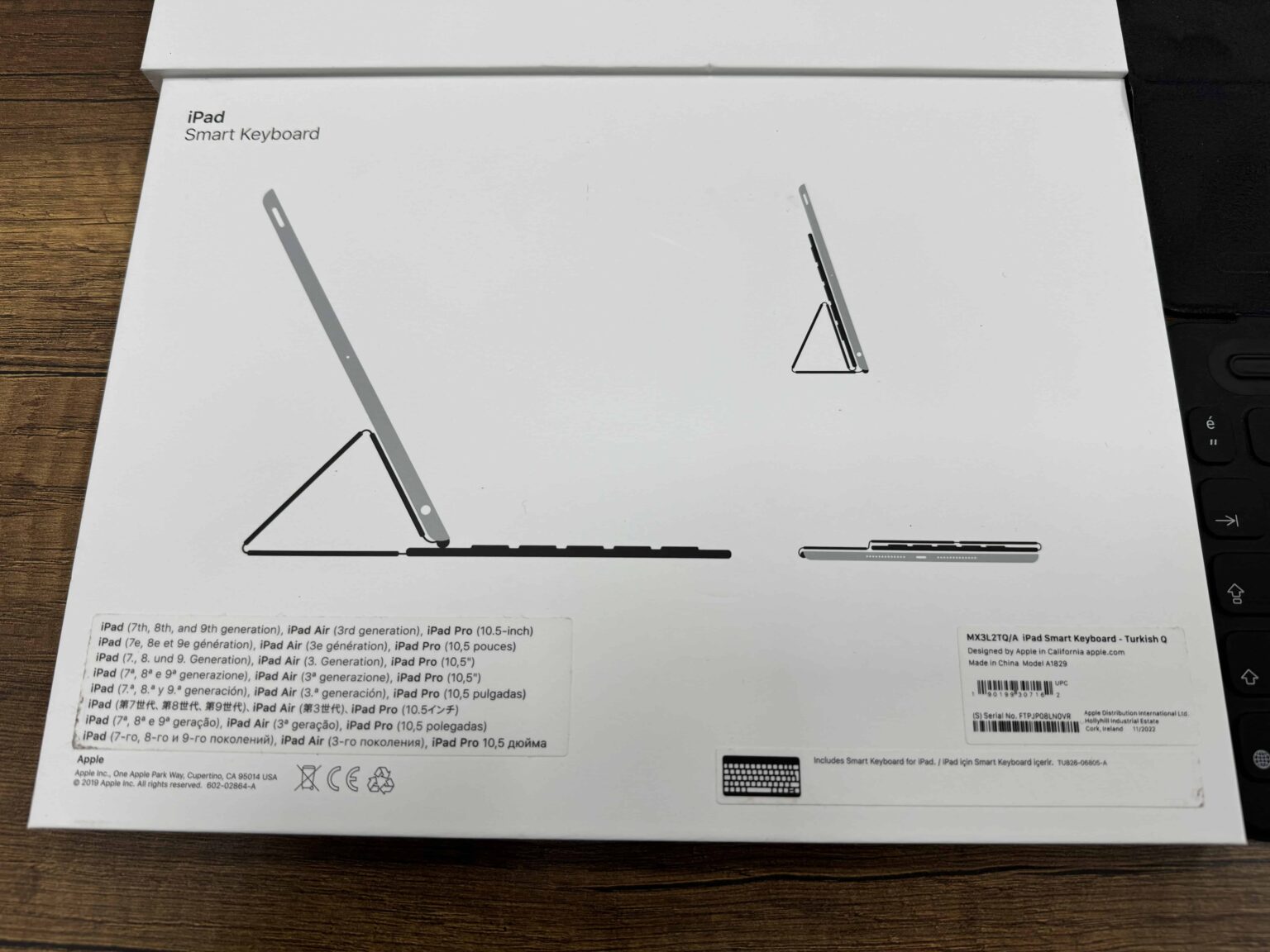 Apple Smart Keyboard 9.Nesil Türkçe Q Klavye MX3L2TQ/A (İKİNCİ EL) - Görsel 5