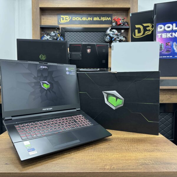 Monster Abra A7 V12.2 Intel Core i5 10300H 16GB 256GB SSD GTX1650Ti 17.3" FHD 120Hz (İKİNCİ EL)
