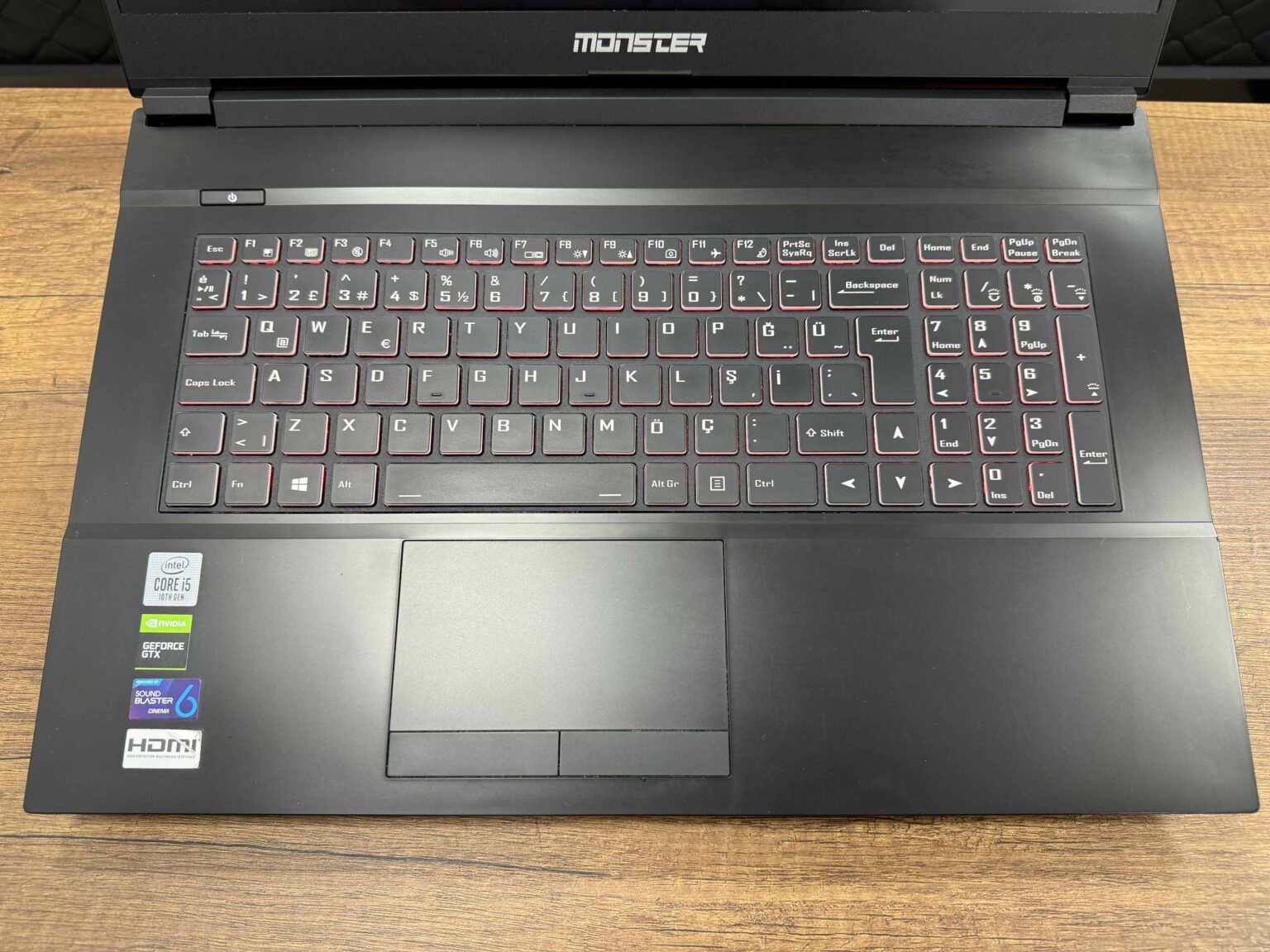 Monster Abra A7 V12.2 Intel Core i5 10300H 16GB 256GB SSD GTX1650Ti 17.3" FHD 120Hz (İKİNCİ EL) - Görsel 2