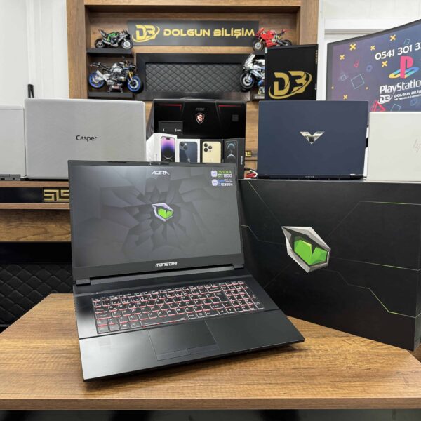 Monster Abra A7 V12.1 Intel Core i5 10300H 16GB 256GB SSD GTX1650 17.3" FHD 120Hz (İKİNCİ EL)