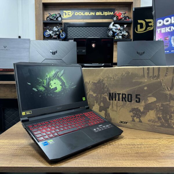 Acer Nitro 5 AN515-57-535A Intel Core i5 11400H 16GB 256GB SSD GTX1650 15.6" FHD 144Hz NH.QEKEY.005 (İKİNCİ EL)