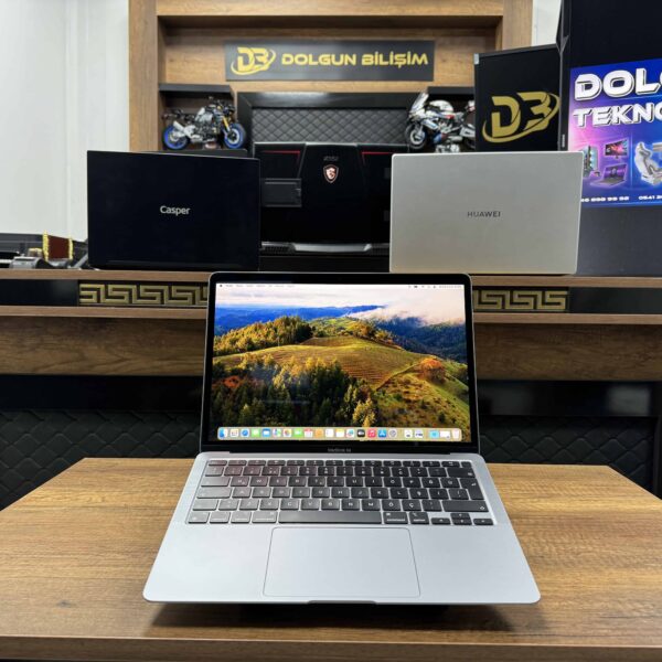 Apple MacBook Air M1 8GB 256GB SSD macOS 13.3" QHD+ Uzay Grisi MGN63TU/A (İKİNCİ EL)