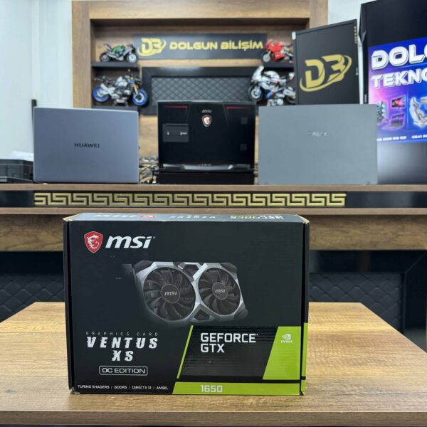 MSI Nvidia GeForce GTX1650 Ventus XS 4GB OC GDDR5 128Bit (İKİNCİ EL)