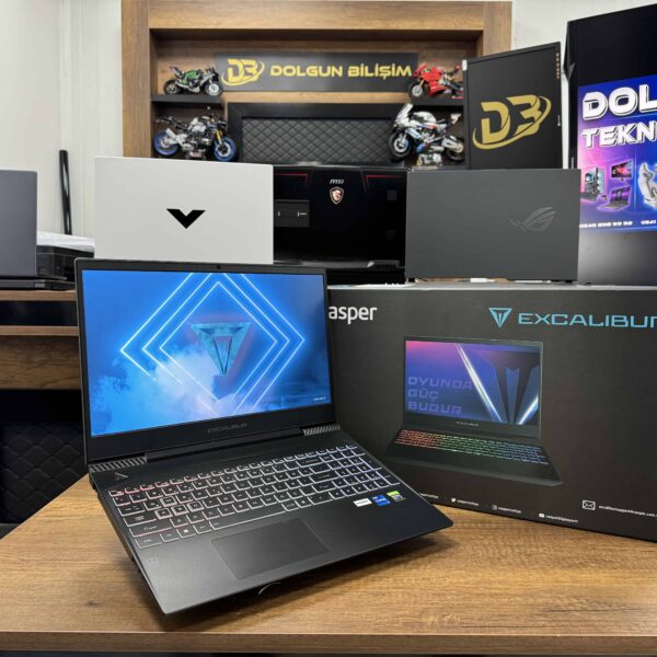 Casper Excalibur G770.1160-BVJ0A-B Intel Core i7 11600H 16GB 500GB SSD RTX3050 W11 15.6" FHD 144Hz (İKİNCİ EL)