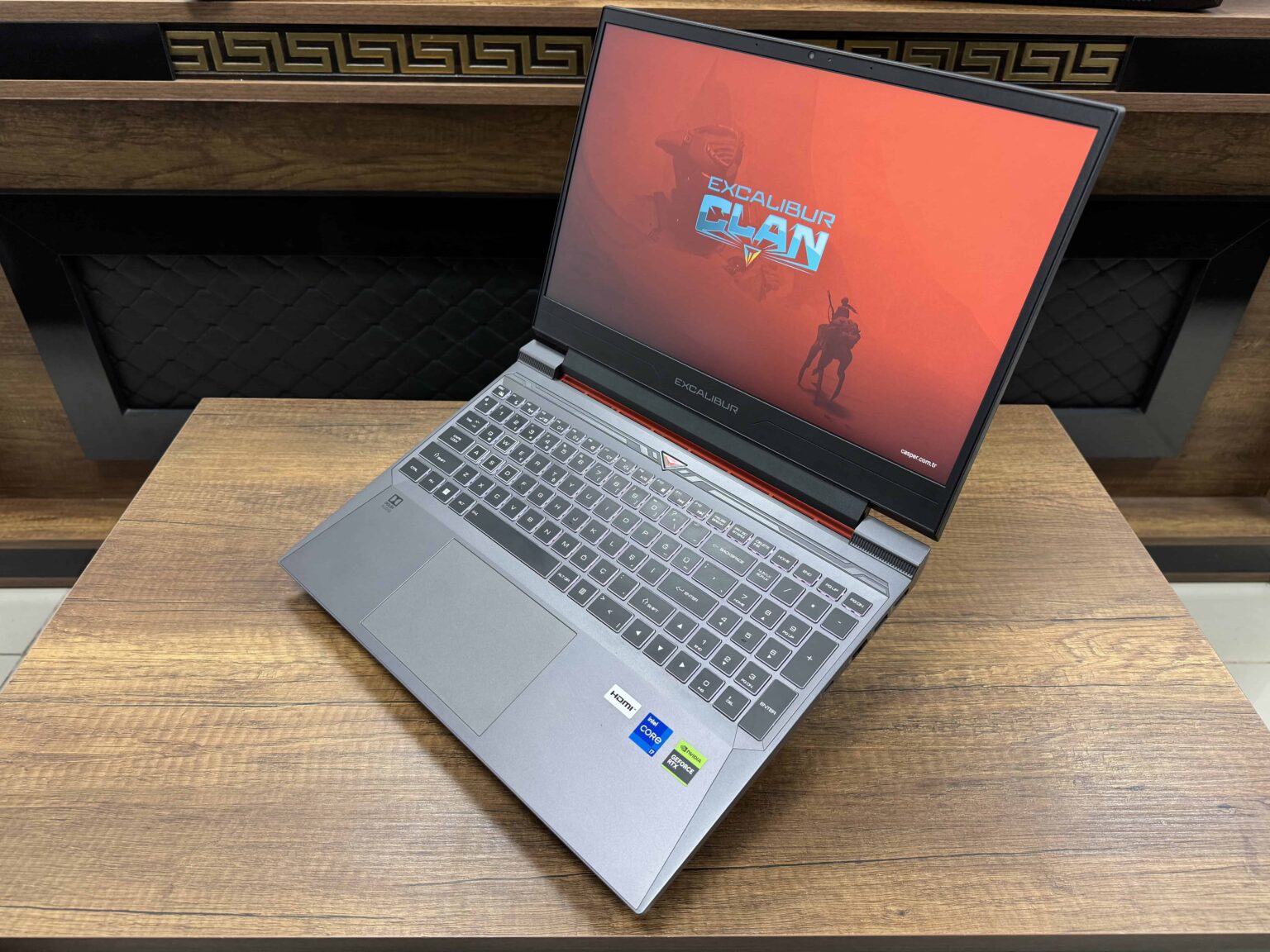 Casper Excalibur G870.1265-BVA0A-B Intel Core i7 12650H 16GB 500GB SSD RTX4050 15.6" W11 144Hz FHD (İKİNCİ EL) - Görsel 4