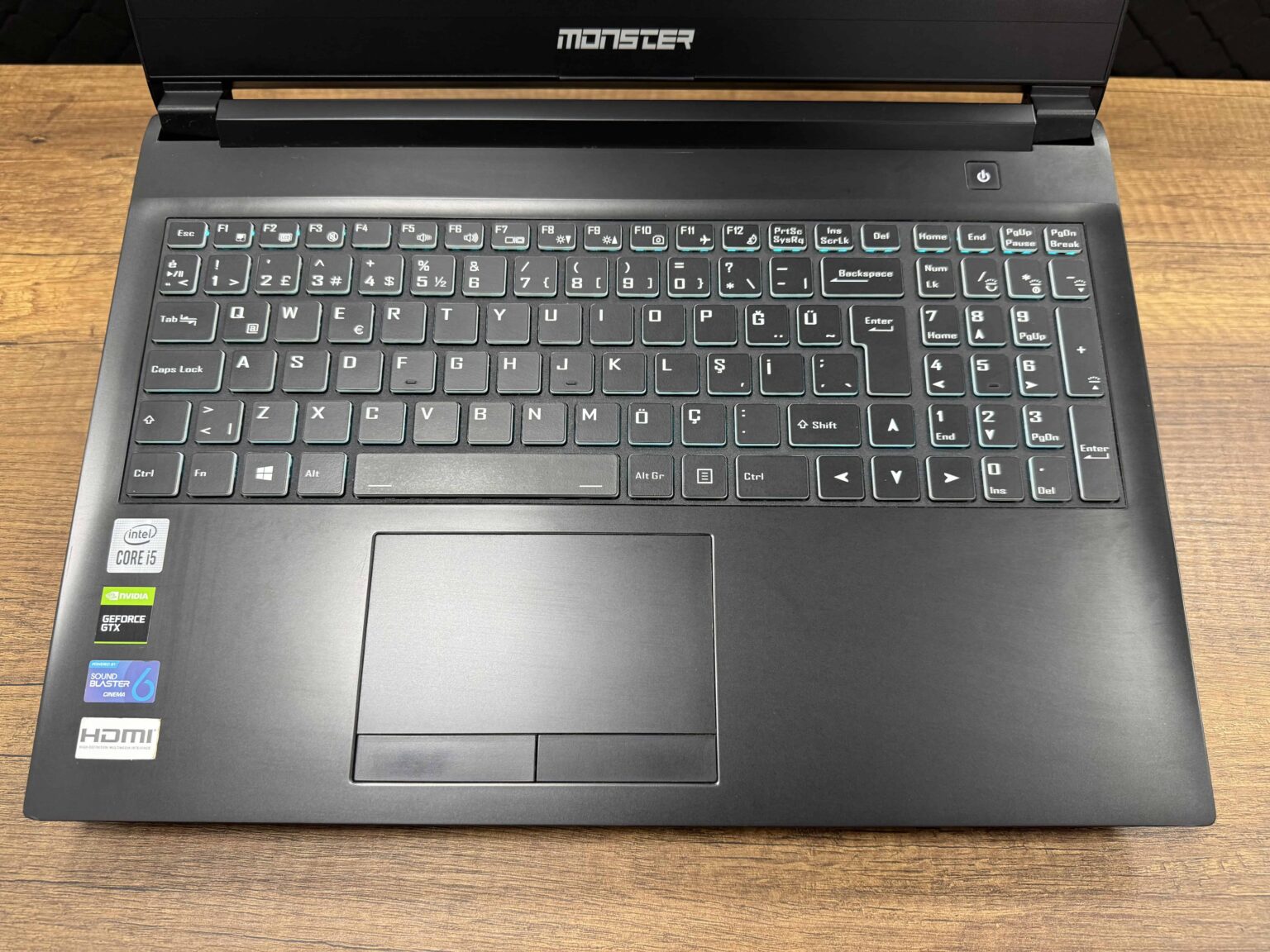 Monster Abra A5 V16.6 Intel Core i5 10200H 16GB 500GB SSD GTX1650Ti 15.6" FHD (İKİNCİ EL) - Görsel 2