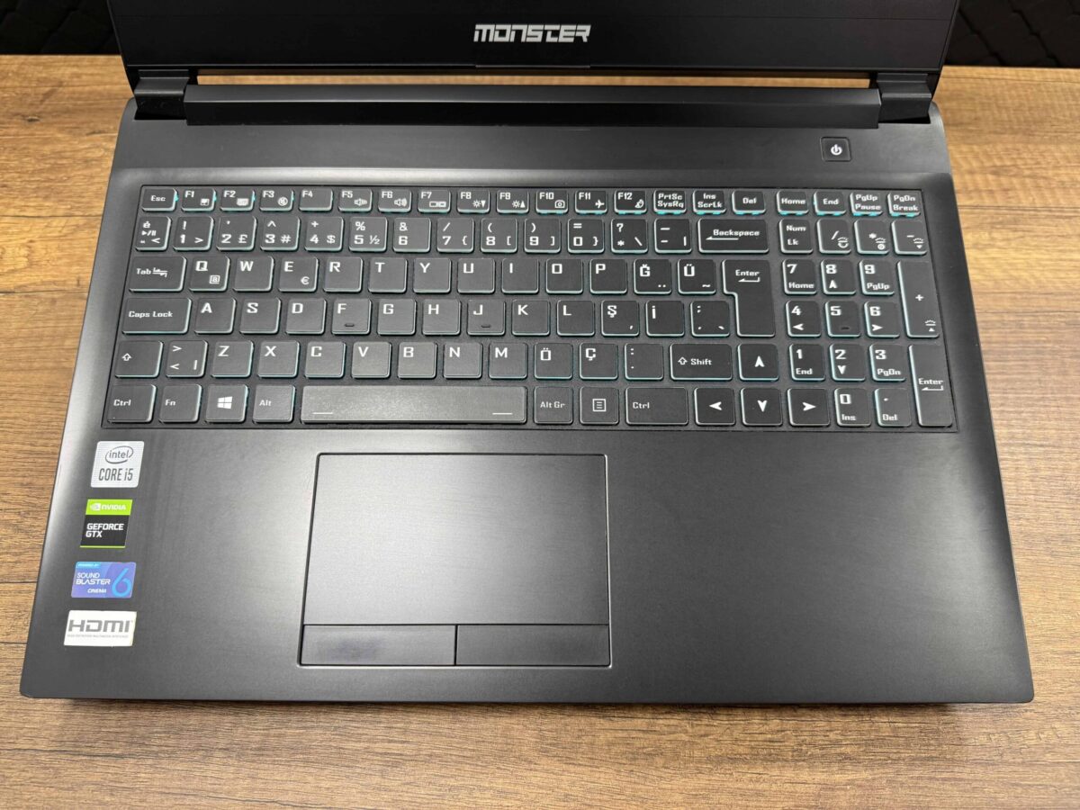 Monster Abra A5 V16.6 Intel Core i5 10200H 16GB 500GB SSD GTX1650Ti 15.6" FHD (İKİNCİ EL) - Görsel 2