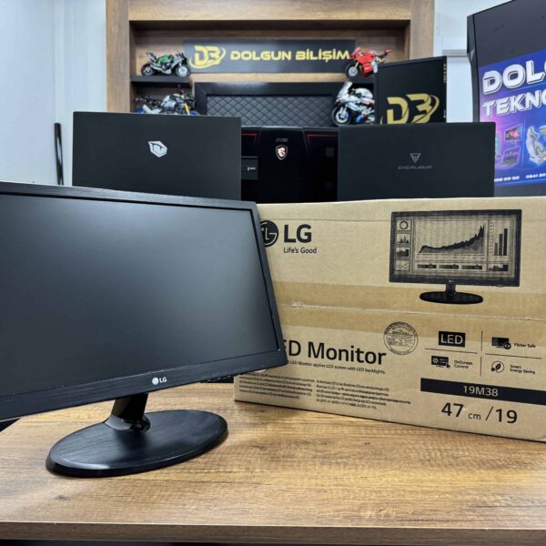 LG 19M38A-B 18.5" HD LED VGA Monitör (İKİNCİ EL)