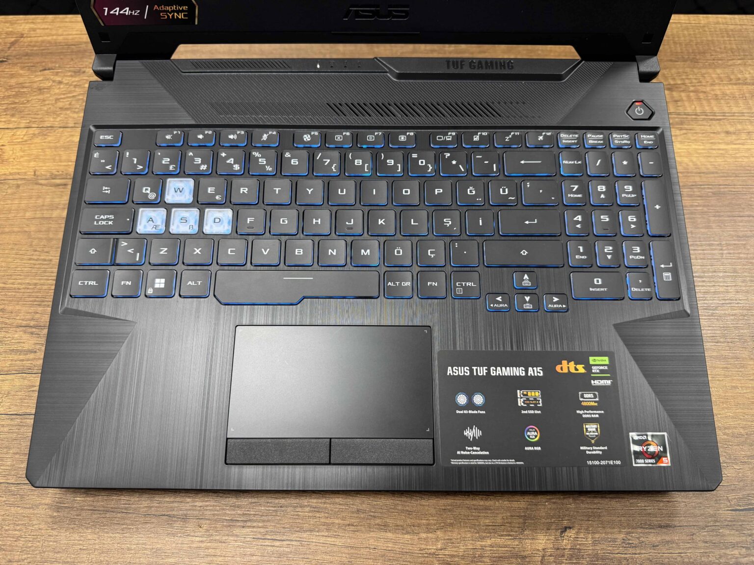 Asus TUF Gaming A15 FA506NF-HN051 AMD Ryzen 5 7535HS 16GB RAM 512GB SSD RTX2050 15.6" FHD 144Hz (İKİNCİ EL) - Görsel 2