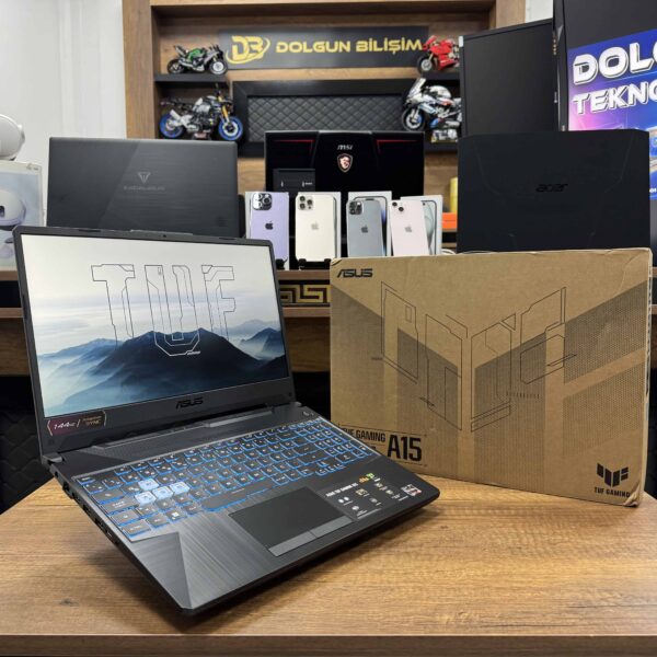 Asus TUF Gaming A15 FA506NF-HN051 AMD Ryzen 5 7535HS 16GB RAM 512GB SSD RTX2050 15.6" FHD 144Hz (İKİNCİ EL)
