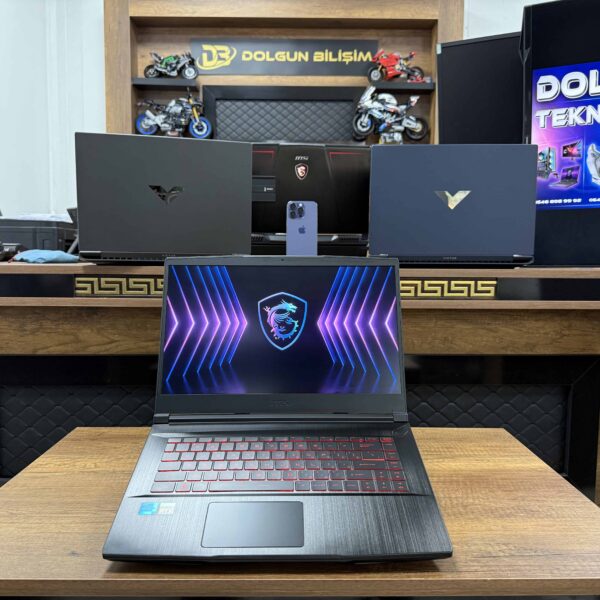 MSI Thin GF63 11UC-251XUA Intel Core i5 11400H 16GB 512GB SSD RTX3050 15.6" FHD (İKİNCİ EL)